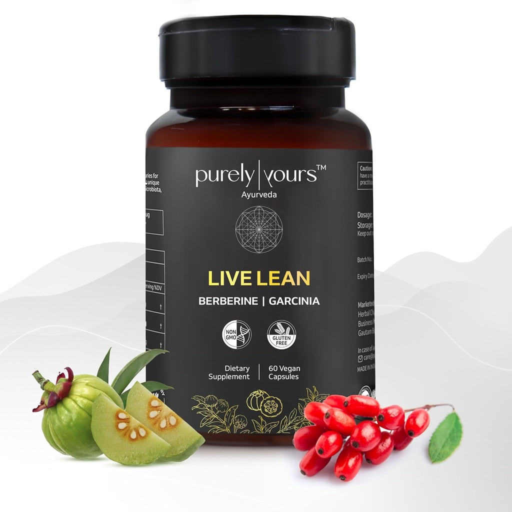 Complejo de Berberine &amp; Garcinia Health Supplement - 60 Capsules