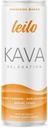LEILO ← Kava Powered Sparkling Relaxation Drink ← Tangerine Mango 12-Pack – Non-ALC Calming Beverage  12 fl oz Cans (Pack of 12) ← Packaging May Vary