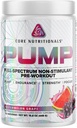 Bomba de Nutrición Core Full-Spectrum Non-Stimulant Pre-Workout, con N03T Nitrate, Peak02, Alpha GPC, para Bomba Máxima, Fuerza y Rendimiento 20 Servimientos (Watermelon Grape)