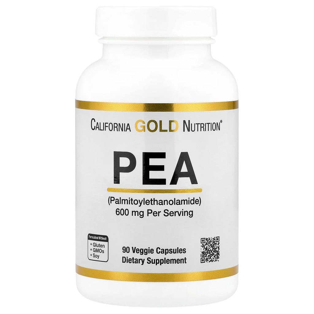 Lake Avenue Pea Palmitoylethanolamide, Micronized Pea, Supports Relief from Occasional Minor Pain &amp; Discomfort, Gluten Free, Soy Free, 300 mg, 90 Veggie Capsules