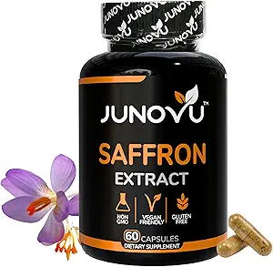 Suplementos Premium de Saffron - Extracto puro de Saffron Capsules 88.50mg - Hecho en EE.UU. - Enfóquese en la vida Mood  durable Vision Support - Non-GMO, Vegan, Gluten Free - 60 cápsulas (Pack of 1)