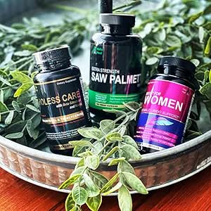 Libido Booster para Mujeres, Saw Palmetto y Cholesterol Support - Bundle descuento