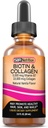 SBR Nutrición Biotina y colágeno Suplemento dietético líquido, vitaminas para el crecimiento del cabello y el desgarro, salud de la piel y fuerza de la uñas, 2 oz (60mL)