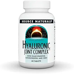 Source Naturals Hyaluronic Joint Complex with Glucosamine, Chondroitin & MSM Extra Strength - 60 Tablets