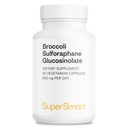 SUPERSMART - Brócoli Sulforaphane 300 mg - Estándarizado a 10% Sulforaphane Glucosinolate - Immune System Booster Silencio No GMO &amp; Gluten Gratis - 60 Vegetarian Capsules