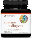 Teoría Collagen Marino - 2.500 mg - Soportes Conjunto, Nail, Hair, Skin, Bone &amp; Muscle Health* - con Aminoácidos, Minerales & Vitaminas C, A, E, B6 &amp; B12-160 Tablets (32-Day Supply)
