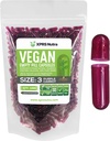 XPRS Nutra Size 3 Empty Capsules - 1000 Conde Vacío Vegan - Vegetariano Pills - DIY Vegetable Capsule Filling - Veggie Pill Caps (Purple Carrot)