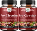 Suplementos de apoyo a las venas y las piernas - Suplemento de Circulación del cuerpo entero para las venas de las venas de las venas de las arañas y el flujo mejorado con extractos de castaña de caballo " Flavonoids - Vegan no GMO Mini Caps (2 Mes)