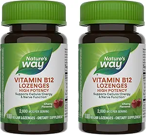 Camino de la Naturaleza Vitamina B12 Lozenge, 100 Cuenta (2 Pack)