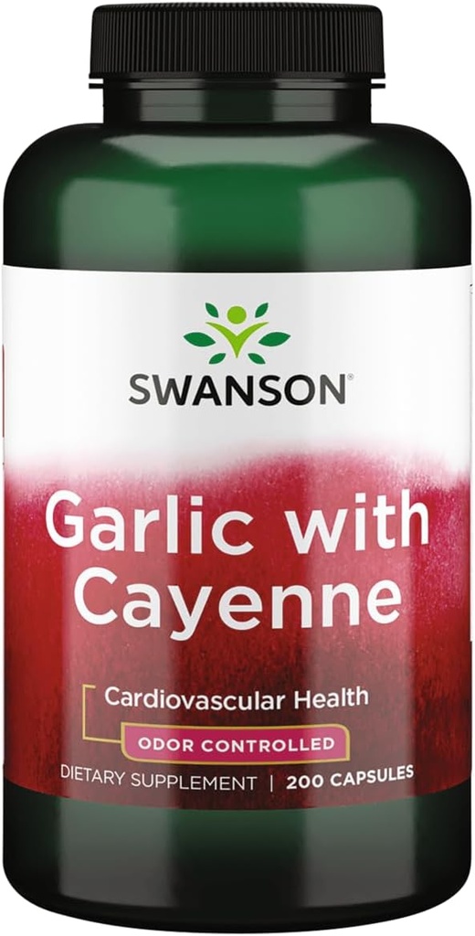 Ajo Swanson con Cayenne 200 cápsulas