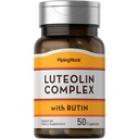 Piping Rock Luteolin Suplemento Silencio 100mg Silencio 50 Capsules Silencioso Complejo con Rutin Silencio Vegetariano, No GMO, Gluten Gratis