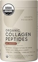 Collagen Peptides de investigación deportiva - Hidrolyzed Tipo 1 & 3 Collagen Powder Protein Suplemento para la piel sana, uñas, &amp; articulaciones - Easy Mixing Vital Nutrients & Proteins, Collagen for Women &amp; Men