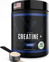 Vidge Nutrition Creatine + ← Cretina de base vegetal Vegan Monohydrate Powder ¦ Energía, Rendimiento & Función  durable Ayudas ergógenas para los atletas