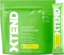 Xtend XTEND Healthy Hydration ← Superior Hydration Powder Packets ← Electrolyte Drink Mix TEN 3 Essential Amino Acids TEN NSF Certified for Sport TEN 28 Sticks, Lemon Lime