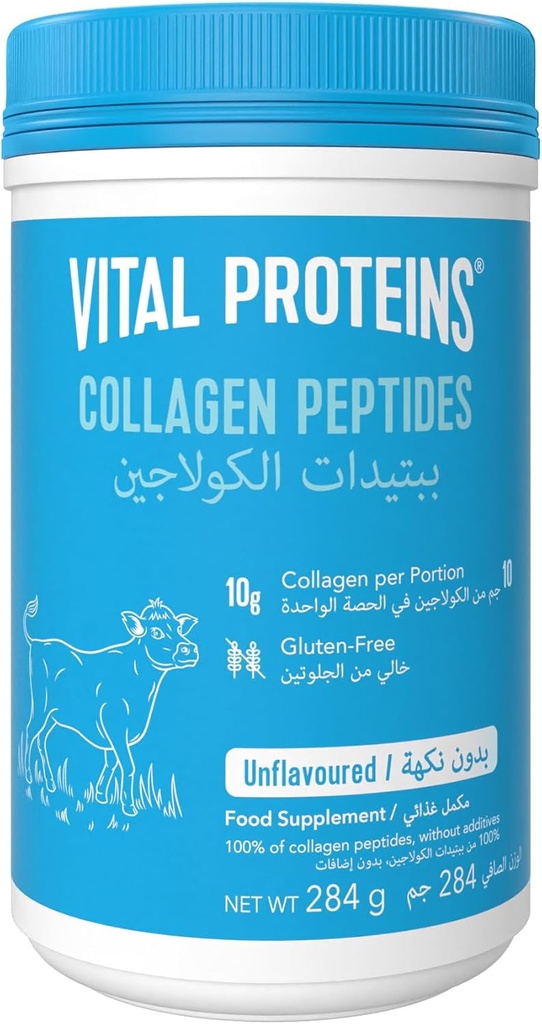 Proteínas vitales, Péptidos de Collagen desarmados, 10 Oz(284gm)