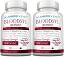 Sangre de la Ciencia Aprobado - Apoya Flujo de la Sangre - Hawthorn Berry, Magnesium, BioPerine - Vegan - 180 cápsulas - Pack de 2