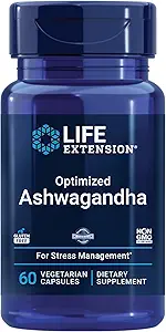 Extensión de vida DHEA 25mg y optimizado Ashwagandha - Suplementos para Equilibrio de Hormonas, Alivio de Estrés, Apoyo Inmunitario y Cognitivo - 100 cápsulas y 60 cápsulas