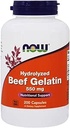 Ahora Alimentos: Beef Gelatin Hidrolyzed, 200 caps