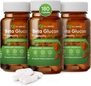 Bio Swiss Beta Glucan Immunity Power - 1,3D-1,6D Glucan with Vitamin D - Immune Support Supplement for Enhanced Defense and Wellness - Vegan, Gluten-Free (180 cápsulas)