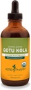 Herb Pharm Certified Organic Gotu Kola Liquid Extract for Musculoskeletal System Support - 4 Ounce