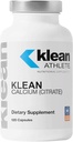 Klean ATHLETE Klean Calcium Citrate - for Bone Health & Density - Soporte de bonificación para deportes* - Gluten Free, Vegan < Non-GMO - 120 Capsules