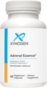 XYMOGEN Adrenal Essence - Soporte Adrenal con hierbas adaptogénicas (Cordyceps, Rhodiola Extract, Ginseng) + B Vitaminas - Ayuda a apoyar los niveles de energía saludable y la función de inmunológico saludable (60 cápsulas)