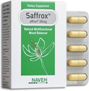 NAVEH PHARMA Saffrox - Mood Support Saffron Suplemento. 28 mg de Saffron Extract. Enhance Well-Being, Boost Energy. Natural y Seguro, No GMO, Libre de Productos Químicos, Amistad Vegan. 1 Mes Fuente (30 Caps)