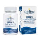 Nordic Naturals Men’s Multivitamin Extra Strength - Bone, Energy, & Blood-Vessel Support - Immunity Supplement - 20 Essential Nutrients - 60 Tablets - 30 Servings