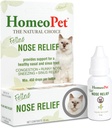 HomeoPet Feline Nose Relief, Seguro y Natural Nasal y Sinus Suplemento para gatos, 15 Milliliters