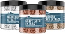 Earthborn Elements Hawthorn Berry, Grape Seed, & Magnesium Citrate Bundle (200 caps), Pure & Undiluted, No Additives
