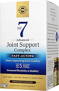 Solgar No. 7, 105 cápsulas vegetales - Soporte conjunto " Comfort - Aumento de la movilidad " Flexibilidad - Suplemento para hombres " mujeres con ester-C Vitamina C - Gluten-Free, Non GMO, Dairy Free - 105 prestaciones