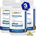 Cholesterol Command, Citrus Bergamot SuperFruit Suplemento, 47% Bergamot Polyphenol Fracción (BPF) Fórmula patentada, Made in The USA, 3 Months, 270 Capsules - 3 Botellas