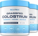 Nootrix Grasfed Colostrum Suplemento  Apoya Gut Health, Inmunity, Muscle Recovery ← Promueve el crecimiento del cabello " Radiant Skin " Bovine Colostrum Superfood  Unflavored Powder TEN 120 Servings