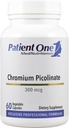 Picolinato de cromo 300 mcg tención Suplemento para apoyar la salud cardíaca y metabólica* Silencio 60 cápsulas