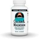 Fuente Naturales Calcio &amp; Magnesio, Aminoácidos Chelate con vitamina D-3, 300 MG - 100 Tabletas