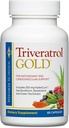 Triveratrol Gold del Dr. Whitaker – Suplemento de envejecimiento saludable con Resveratrol " Extractos de Aloe Vera, Té Verde y Turmeric – Proporciona soporte cardiovascular antioxidante (60 cápsulas)