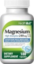 High Absorption 100% Chelated Magnesium ← Soporta Bone* Silencio Muscle* Silencio Nerve & Heart Health* TEN 240mg -180 cápsulas