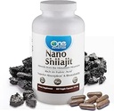 One Planet Nutrition Nano Shilajit 250 mg Veggie Capsules (120 Servings), 40-60% Fulvic Acid, Nano for Enhanced Absorption, Rich in Minerals, Non-GMO, Vegan, Gluten Free