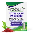 Probióticos de probulina para mujeres con Saffron, L Theanine, Probiótico, Prebiótico, Postbiótico - Mood Support Suplemento " Gut Support - Vegan, No GMO, 30 cápsulas