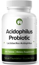Lactobacillus Acidophilus Probiotic Supplement 240 Tablets 3 Billion CFU Probiotics for Men &amp; Women Supports Intestinal Digestive & Gut Health (240, Lactobacillus Acidophilus)