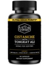Cistanche Tubulosa 200mg & Tongkat Ali 400mg (Max Purity) 2 Month Supply (50% Echinacoside + 10% Acetoside with Tongkat Ali for Men 200:1 (Longjack) Eurycoma Longifolia) similar to Fadogia Agrestis