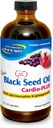 NORTH AMERICAN HERB &amp; SPICE Black Seed Oil Cardio-Plus - 8 fl oz - Apoya la salud del corazón con Muscadine & Pomegranate - Non-GMO - 48 Servimientos