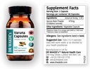 Varuna Capsules de DR WAKDE (Crataeva nurvula, 60 Veg Caps, Suplemento de base vegetal, hierba ayurvédica, todo natural, vegano)