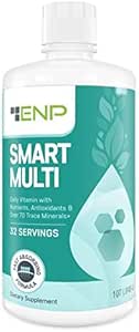 ENP Smart Multi TENIDO Multivitamínico líquido para adultos TENIDO Multivitamínico para Mujeres &amp; Hombres TENIDO Contiene Vitamina E, Vitamina A, Vitamina D2, Vitamina C y Zinc