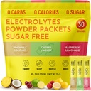 Keto Vitals Tropical Keto Electrolytes Polvo No Azúcar - Electrolitos con Potasio, Magnesio, Sodio, " Calcio - Azucar Libre Electrolito Embalajes de Polvo Bebida Mix " Hidration Powder, 30 Servings