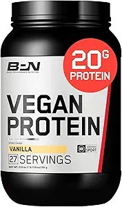 BARE PERFORMANCE NUTRITION Vegan Protein, Plant Based Protein, Pea Protein, Watermelon Protein and Pumpkin Protein, Naturally Sweetened and Flavored (Vanilla)