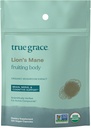 True Grace Mushroom Lion's Mane Brain, Nerve & Cognitive Support - 120 Conde Capsules - Orgánico