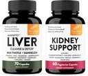 Sandhu's Liver Detox &amp; Kidney Support Combo ← Apoya el hígado, el riñón y la salud de la orina