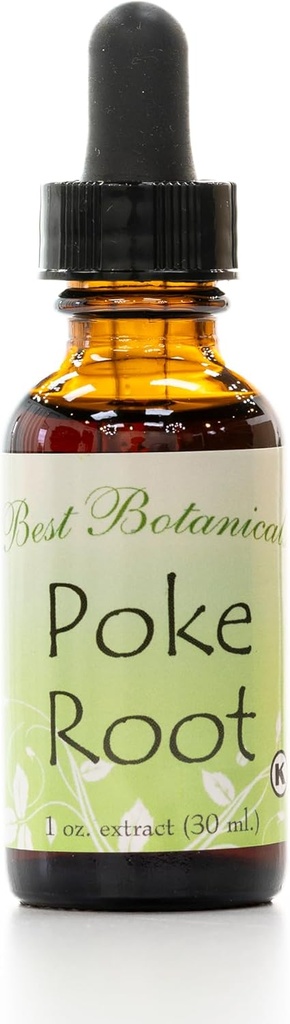 Los mejores botánicos Poke Root Extracto 1 oz.