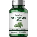 Piping Rock Wormwood Capsules 430mg  200 Count ← Concentrated Herbal Extract Silencio Artemisininin Supplement ← Non-GMO, Gluten Free